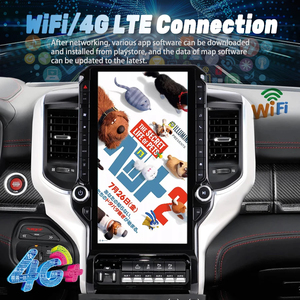 สำหรับ Dodge RAM 1500 2500 3500 ปี 2019-2023 วิทยุติดรถยนต์ Android รองรับ Carplay หน้าจอสัมผัส เครื่องเล่นมัลติมีเดีย วิดีโอ GPS ระบบนำทาง - Product Image 5
