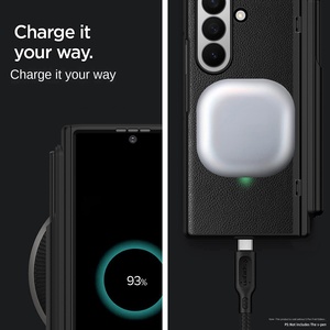 Funda para <span class=keywords><strong>Samsung</strong></span> Galaxy Z Fold 6/7 con textura <span class=keywords><strong>de</strong></span> lichi, PC+PU, protección completa <span class=keywords><strong>de</strong></span> la bisagra, con hebilla <span class=keywords><strong>de</strong></span> TPU, ranura para S Pen y protector <span class=keywords><strong>de</strong></span> pantalla - Product Image 3