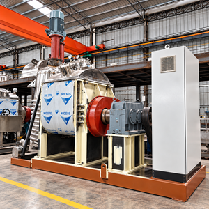 Mélangeur industriel Sigma à décharge par le bas pour adhésif thermofusible au butyl, petit pétrisseur Sigma - Product Image 6
