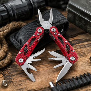 OEM 12 in 1 Serrated Aluminum Handle DIY <b>Multi</b> <b>Tool</b> EDC Hunting Survival <b>Camping</b> Pliers with Knife Saw - Product Image 5
