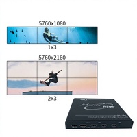 Processeur vidéo Bitvisus 2x1 3x1 3x2 4x3 Commutateur de processeur vidéo Programmable EDID Processeur vidéo 1x3 2x3 3x3 4K Multi-écrans