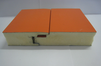 Panel sándwich de alta calidad, fácil instalación, Panel sándwich de PU, materiales de construcción para la construcción de casas