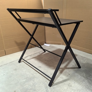 Bền <span class=keywords><strong>2</strong></span>-tầng có thể gập lại máy tính bàn với kệ đa chức năng nhà nội thất văn phòng cho phòng khách - Product Image 3