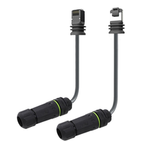 Adaptor Ethernet Starlink Mini Gen3 1m dengan Selubung PVC, Konverter RJ45, Konektor Tahan Air IP68 Rotasi 180°, Kabel Data 3 in 1 USB