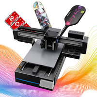 Printer 6090UV Baru, mampu mencetak massal botol air olahraga, USB, bola golf. Mencetak foto A4 dalam 1-4 menit.