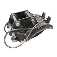 Grappin hydraulique pour la manipulation de pierres, de bûches et de débris, adapté aux mini-excavatrices de 3 tonnes, accessoire de démolition