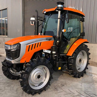 Tracteurs pour l'agriculture 50cv 55cv 60cv 4 roues motrices 4x4 12 volts Tracteur cabine climatisation Taishan Traktor Tracteur agricole