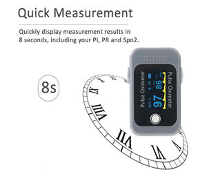 מכשיר רפואי ליצרנית מוסמך דופק אוקסימטר קל לשימוש עם מקור חשמל - Product Image 5