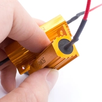 Car-Refine personalización resistencia de carga Led 12V 50W 6ohm para fijar bombillas Canbus sin código de Error Hyper Flash intermitente