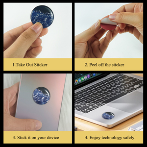 Pegatina Bloqueadora de EMF Cuántico, Iones Negativos, Infrarrojo Lejano, Protección Contra Radiación 5G, Energía Escalar, Logotipo OEM, Suministro de Fábrica Personalizado - Product Image 3