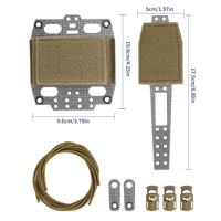 Pochette d'accessoires pour casque tactique SABADO Factory Direct HC0014, étui personnalisable pour batterie NVG pour les propriétaires de marques