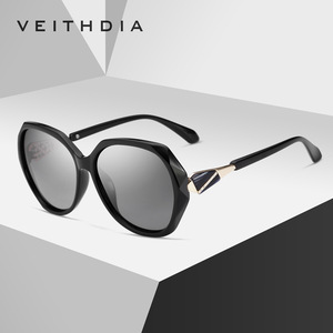 Veithdia Women's Polarized Sunglasses UV400 Plastic Metal Frame Type 3 Lens Fashion Travel Sun Protection - Product Image 3