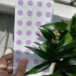 Uv Printing Vinyl Sticker Circle <b>Matte</b> <b>Varnishing</b> Waterproof Plastic Minimalist Other Stickers - Product Image 1