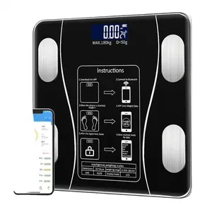 Factory Body Fat Scale Smart Wireless BMI Digital Bathroom Weight Scale OKOK App CE FCC