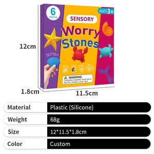 ของเล่นฟิดเจ็ตแบบกำหนดเองได้ หลายสี การ์ตูน ของเล่นบรรเทาความเครียด ของเล่นฟิดเจ็ตสำหรับเด็ก - Product Image 6