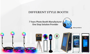 Đèn Vòng Tròn Chụp Ảnh Tự Sướng Wifi Live Show Máy Ảnh Gian Hàng <span class=keywords><strong>Video</strong></span> Cabina De Fotos 360 Buồng Chụp Ảnh Tự Động Xoay 360 Có Chân Đế - Product Image 6