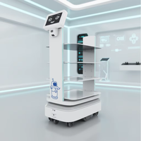 Robot de manutention intelligent, capacité de charge de 80 kg, contrôle d'application, charge automatique, navigation autonome, levage et transport