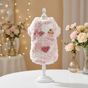 Premium Faux Rabbit Fur Dog Vest Warm Sherpa Fleece Lined Pet Winter Jacket Sleeveless <strong>Cat</strong> <strong>Coat</strong> <strong>for</strong> Small Medium Dogs &amp; <strong>Cats</strong> - Product Image 1