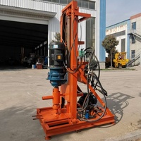 Petit appareil de forage hydraulique électrique Portable de 100m, petit appareil de forage rotatif/perceuse de puits d'eau