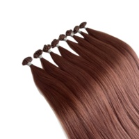 Extensions de cheveux vierges russes 100% Remy à pointes plates en kératine, U-Tip, bruts, super double drawn, cuticules alignées, couleur claire, 12-30 pouces