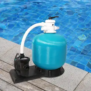 Swimming Pool Filtration Combo Fiberglass Sand Filter with Pump