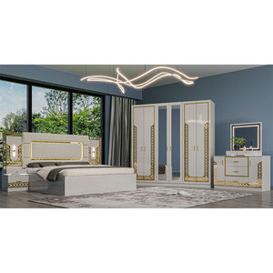 Ensembles <span class=keywords><strong>de</strong></span> chambre à coucher <span class=keywords><strong>de</strong></span> luxe en bois <span class=keywords><strong>de</strong></span> style turc, <span class=keywords><strong>lit</strong></span> double rembourré, cadre en bois moderne, taille king size, meubles <span class=keywords><strong>de</strong></span> chambre à coucher pour la maison - Product Image 5