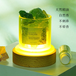 Yuhuan Natural Scent Stone Crystal Diffuser With Essential Oil For Aromatherapy Home Fragrance 90 120 Days Lasting - Product Image 4
