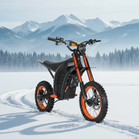 Moto électrique tout-terrain X1 48V 1500W avec moteur central 3200W de puissance maximale, style Surron