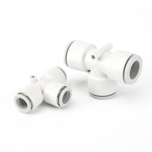 Conector Neumático de Acoplamiento Rápido Borgward KQ2T, Enchufe Ajustable de Paso Directo con Válvula de Control de Velocidad, Piezas Neumáticas - Product Image 1