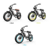 Livraison rapide depuis l'entrepôt UE, Emoko C91, vélo électrique à pneus larges de 20 pouces, batterie amovible, vélo de ville pour adultes