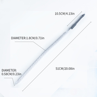 Brosse de nettoyage flexible haut de gamme avec logo personnalisé pour un nettoyage en profondeur du drain du réfrigérateur, du toit ouvrant de voiture, de la machine à laver et des ustensiles de cuisine