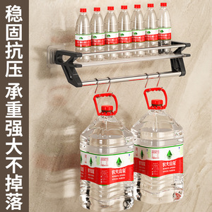 Étagère de salle de bain murale 60x70cm en acrylique avec porte-serviettes et rangement, installation en coin, durable - Product Image 4