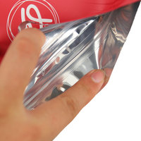 Pochette debout givrée mate imprimée personnalisée sac d'emballage thermoscellé pour collation de nourriture pour café/boulangerie/thé