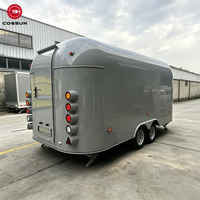 Camion de Kebab Entièrement Équipé Cogsun, Taille Personnalisée pour l'Europe, Chariot de Vente Ambulant pour Bubble Tea, Café, Hot-Dogs, Remorque Alimentaire