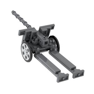 MOC5023 69 Piezas, Bloques de Construcción de Mini Juguetes de Artillería de Pie <span class=keywords><strong>Howitzer</strong></span> de 76 mm de la Segunda Guerra Mundial, Kit de Construcción de Juguetes - Product Image 2