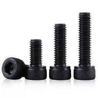 Vis à tête hexagonale DIN912 en acier inoxydable 304 finition noire M1.4 M1.6 M2 M2.5 M3 M4 M5 pour l'extérieur