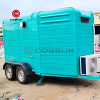 Camion mobile de restauration rapide Camion de restauration de glace Camion mobile de bière Cocktail Boisson Bar Traiteur Remorque pour chevaux Remorque pour aliments à vendre