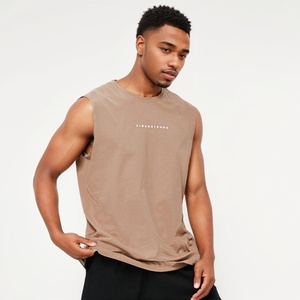 Fitted Muscle <b>Men</b> Fitness Tank Top Custom Loose Casual Gym Vest Breathable Quick Dry <b>Singlet</b> <b>for</b> <b>Men</b> - Product Image 5