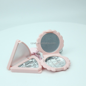 Boîtier rond personnalisé 4G rouge avec bouchon à vis pour rouge à lèvres, fard à joues, palette de fards à paupières, étui à poudre, étui à gloss, étui à baume à lèvres avec pendentif - Product Image 6