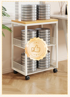 Support de rangement mobile en fer pour imprimante avec design moderne pour organisateur de documents de bureau à domicile à côté du bureau pour photocopieur