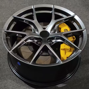 Jantes de voiture GPW 5*112 66.6 19*9.5 Et35 Hyper Black, jantes en alliage à 5 trous avec rayons creux, design de moulage pour BMW AUDI HONDA AUDI - Product Image 3