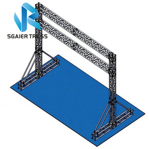 Cabina de exposición modular para interiores y exteriores, armazón de exposición de 3x3m, 10x10 pies, cabina de feria usada - Product Image 4