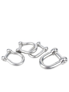 Gian lận phần cứng thép không gỉ Châu Âu loại <span class=keywords><strong>D</strong></span> còng <span class=keywords><strong>d</strong></span>ưới thép không gỉ cung còng Dee xiềng xích - Product Image 2