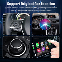 CarPlay Mini Ai Box Android 12, CarPlay inalámbrico para Audi, Mazda, Toyota Benz, Youtube, Netflix, 4G, LTE, GPS, 3GB + 32GB