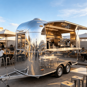 Juice Concession Trailer Mobile Beverage Trailer Towable Hot Dog Cart With Grill Baked Potatoes Food Truck - Product Image 6