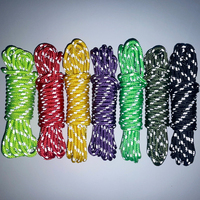 Corde réfléchissante en polyéthylène à très haute masse moléculaire, corde d'avertissement lumineuse nocturne, corde puissante pour éclairage nocturne des chevaux