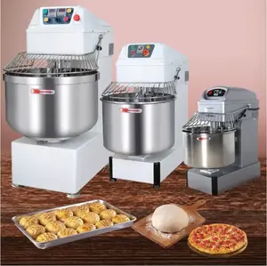 Commercial Large Hs30 3 5 10 20 40 45 50 60 200 100 30 Litre Liter L Kg Baker Pizza Bread Making Spiral Dough Mixer Bowl Machine