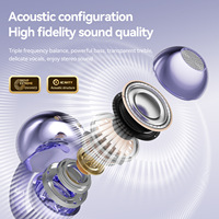 Écouteurs OWS à réduction de bruit, étanches, son stéréo Hi-Fi 5.4, mini-casque à conduction aérienne, type clip d'oreille