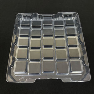 Tùy chỉnh bao bì nhựa khay thân thiện với môi rõ ràng thực phẩm PP <span class=keywords><strong>PVC</strong></span> nhỏ Cube vỉ khay - Product Image 5