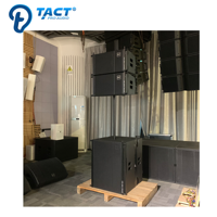 Sistema de matriz de línea Mini, altavoces alimentados por pa, sistema de sonido profesional para Iglesia
